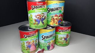 Unboxin Doxin  Campbells Super Mario Spaghettio Meatballs [upl. by Anilok]