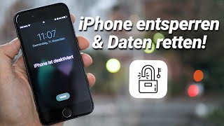 iPhone Code vergessen amp iPhone ist deaktiviert iPhone wieder aktivieren entsperren amp zurücksetzen [upl. by Betz829]