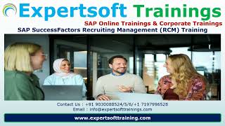 SAP SuccessFactors Recruiting Management RCM Cloud Training  SAP SF RCM Training [upl. by Eceinart]