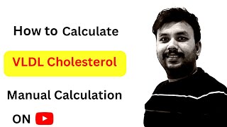 How to calculate vldl cholesterol l Vldl calculation formula l Vldl manual calculation l [upl. by Barret]