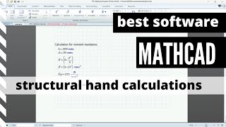 MathCAD tutorial for Structural Engineers [upl. by Baskett]