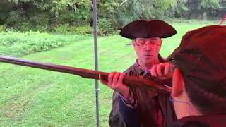 Shooting clay with a 1742 Musket [upl. by Lledrac815]