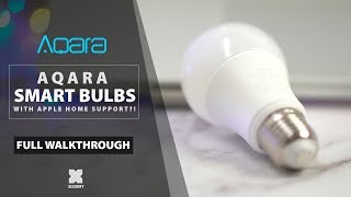 Aqara Smart Light Bulbs with Apple homekit support Xiaomify [upl. by Nelyag119]