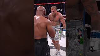 Jake Paul bows to Mike Tyson at the end of the match PaulTyson [upl. by Renae40]