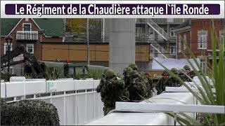 Le régiment de la Chaudière attaque lîle RondeHierAujourdhui [upl. by Sinoda]