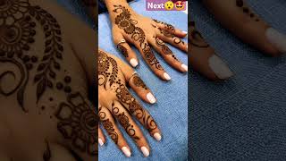 Bengali mehndi designs 🤩🤩kolkata bengali mehndi henna artist like ytshorts reels drawing 🕉️ [upl. by Refinne]