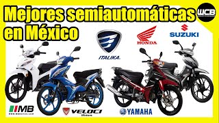 Las MEJORES motocicletas SEMIAUTOMÁTICAS en México  2020 [upl. by God]