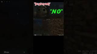 How I am when someone nocks on the door funny shorts roblox scary [upl. by Hgieloj848]