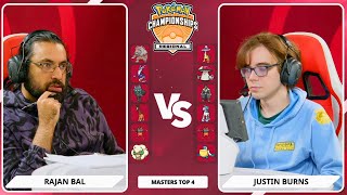 TOP 4 VGC RAJAN BAL VS JUSTIN BURNS INDIANAPOLIS POKEMON CHAMPIONSHIP [upl. by Wira]