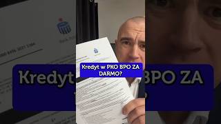 Kredyt w PKO BP ZA DARMO [upl. by Bazil861]