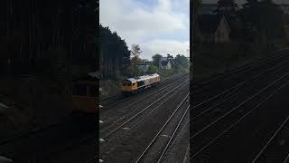 66313 approaching Stevenage with Class 801 passing [upl. by Nivek204]