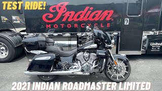 Indian Roadmaster Test Ride [upl. by Poock403]