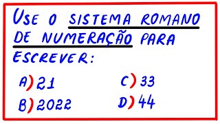 SISTEMA ROMANO DE NUMERAÇÃO  EXERCÍCIOS [upl. by Oly]