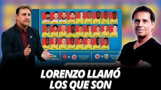 Convocatoria Selección Colombia  Lorenzo llamó Los que son [upl. by Cutcliffe]