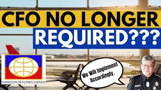 🔴TRAVEL UPDATE CFO NEW RULE LESSENING REQUIREMENTS FOR FILIPINOS WITH FOREIGN PARTNERS [upl. by Adnylam]