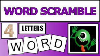 Scrambled Words Games  Jumbled Word Game  Guess the Word Game  Word Scramble  SW Scramble [upl. by Poucher160]