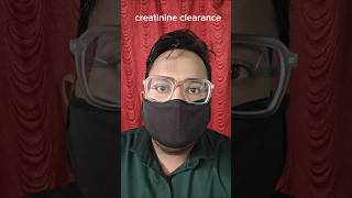 What is Creatinine clearance pharmacy pharmacist viralvideo viralshorts trending job [upl. by Courcy404]