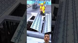 Đổ mái construction satisfying amazingconstruction concrete formwork concretework xuhuong [upl. by Miculek]