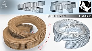 Helix Stairs  Learn Modeling With Rhinoceros 3D [upl. by Wills]