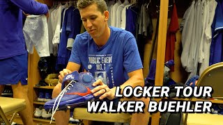 Locker Tour Walker Buehler 2022 Travis Scottinspired Cleats [upl. by Tiffy530]