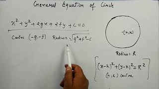 Circle Part 3  General equation of circles and end points of diameter circle equation  Kamaldheer [upl. by Georges]