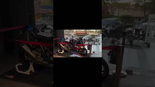 BMW M1000 rr spotted in showroom Completely carbon loaded bike youtubereels youtubeindia s1000rr [upl. by Adnal]