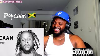 POPCAAN SILENCE first time listening to Jamaican music REACTION [upl. by Meggs]