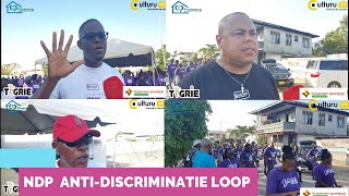 Suriname NDP Antidiscriminatie loop er is nogsteeds discriminatie op alle vlakken in Suriname [upl. by Ettenahs]