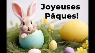 Joyeuses Pâques  vidéo avec textes et images pour des vœux de Pâques originaux [upl. by Stanton]