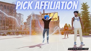 HOW to CHANGE AFFILIATIONS NBA 2K22 [upl. by Cindi]