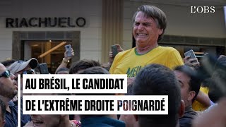 Bolsonaro candidat de lextrême droite au Brésil poignardé [upl. by Tnomad]