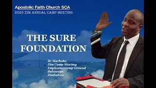 Br Machaka The Sure Foundation Apostolic Faith Church SCA Live Broadcast [upl. by Anyotal480]