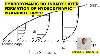 Heat Transfer  Hydrodynamic boundary layer  Formation  Boundary Layer  Basics  Telugu Lecture [upl. by Hayn]