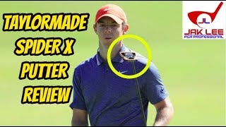 RORY MCILROYS NEW PUTTER TAYLORMADE SPIDER X PUTTER REVIEW [upl. by Isolda]