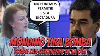 quotMADURO ESTA HACIENDO SUFRIR A SU PUEBLOquot DIANA MONDINO EN LA OEA [upl. by Eire]