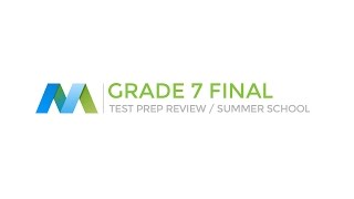 Mathematics Grade 7 Review  Test Prep 14 [upl. by Ekard677]