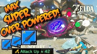 MOST OVER POWERED DAMAGED GEAR Zelda Breath of the Wild [upl. by Bahner46]