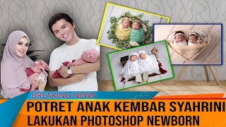 🔴 Deretan Potret Anak Kembar Syahrini dan Reino Barrack Lakukan Photoshop Newborn [upl. by Adni795]