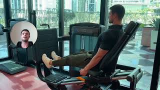 Horizontal leg press calf raise [upl. by Roxanna181]