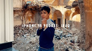 iPhone 15 Pro Cinematic 4k Iraq ProRes Log [upl. by Anauq]