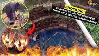 Shocking Dabolim villagers discover their well water is flammable [upl. by Suertemed835]