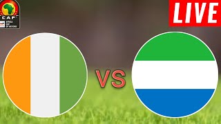 Ivory Coast vs Sierra Leone Live Score l Africa Cup Of Nations Qualification 202425 [upl. by Cutler558]