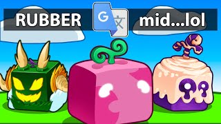 Choose Your Blox Fruit BUT Theyve Been Translated 20 Times Then Battle [upl. by Meluhs]