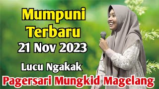 Mumpuni TERBARU 21 Nov 2023  Ceramah Ngapak Lucu Ustadzah Mumpuni Handayayekti Terbaru MAGELANG [upl. by Bogoch791]