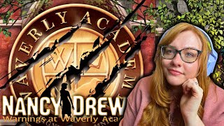 My FIRST Nancy Drew  Playing Nancy Drew Warnings at Waverly Academy Part 1 [upl. by Yendor40]