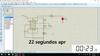 Circuito Integrado 555 Configuración Astable con Proteus  PARTE 2 [upl. by Sueddaht]