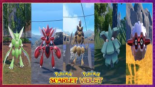 Pokemon Scarlet amp Violet ScytherScizorKleavorPineco amp Forretress Locations [upl. by Lamrouex]