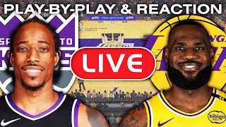 Los Angeles Lakers vs Sacramento Kings LIVE PlayByPlay amp Reaction [upl. by Rici816]