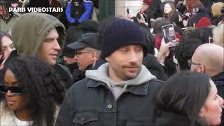 Matthias Schoenaerts  Paris Fashion Week 20 january 2024 show Loewe [upl. by Aihsatan375]