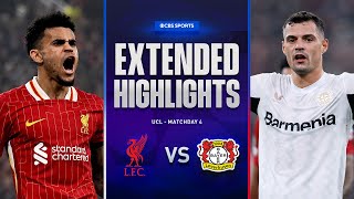 Liverpool vs Bayer Leverkusen Extended Highlights  UCL League Phase MD 4  CBS Sports Golazo [upl. by Darda]